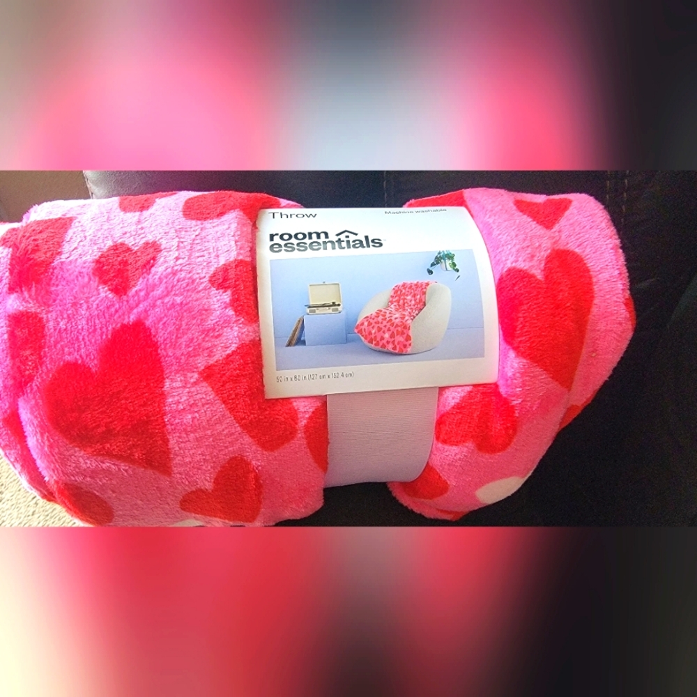 Valentines Plush Throw